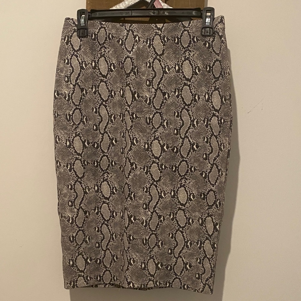 Michael Kors Snake Print Pencil Skirt